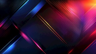 炫彩动感几何线条背景图