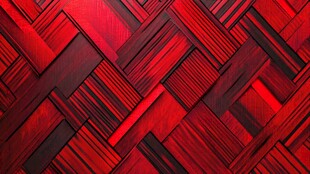 红色交错几何纹理背景
