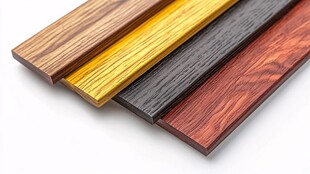 多彩木纹板材展示