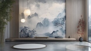 中式山水风雅致室内空间