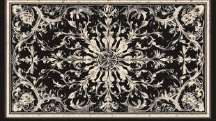 欧式古典花纹地毯图案