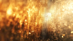金色闪耀梦幻光斑背景