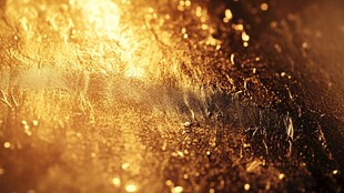 金色闪耀纹理背景画面