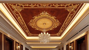 奢华欧式风格精美天花板