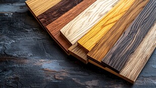 多样实木地板展示