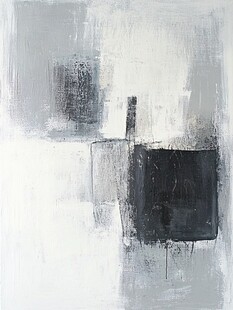 黑白抽象艺术画作