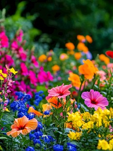 缤纷花海绽放多彩魅力