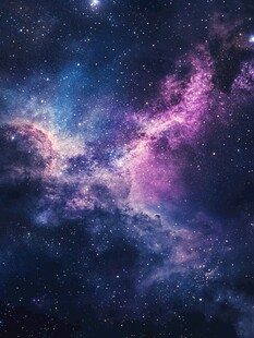 梦幻绚丽的浩瀚星空景象