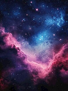 梦幻绚丽的浩瀚星空景象