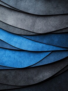 蓝黑渐变波浪纹理背景