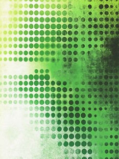 绿色半调圆点抽象背景图