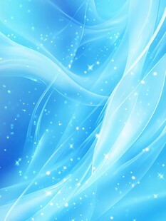 梦幻蓝色飘逸光效背景图
