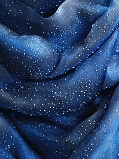 梦幻蓝星空质感布料纹理