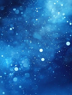 梦幻蓝色星空背景图