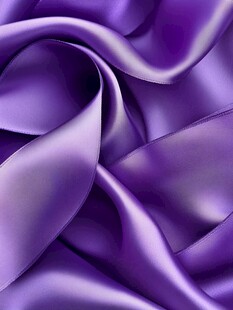 紫色绸缎纹理特写