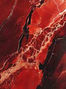 红色大理石纹理背景图
