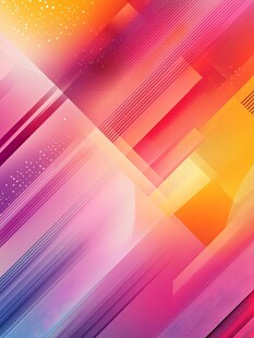 炫彩几何动感渐变背景图