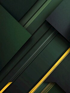 深绿黑金几何拼接背景图