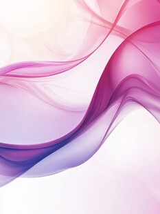 梦幻炫彩流动线条背景图