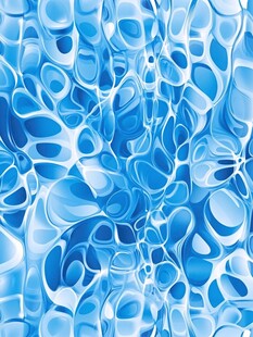 蓝色水波纹抽象背景图案