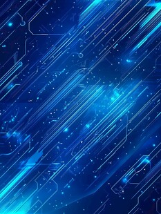 科技感蓝色线条光效背景图