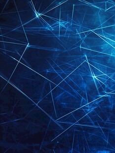 蓝色科技线条抽象背景图
