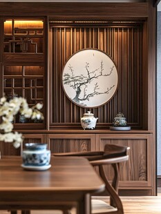中式茶室典雅古朴装饰