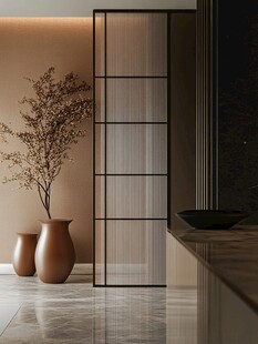 简约隔断打造雅致室内一角