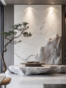 中式禅意客厅的雅致景致