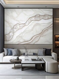 现代简约大理石纹理客厅背景