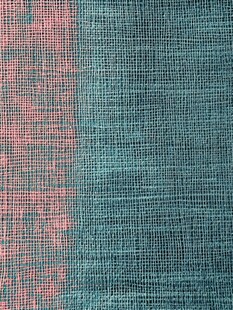 绿粉交织纹理布料