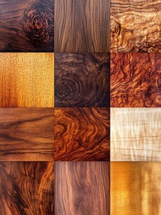 多样木材纹理展示
