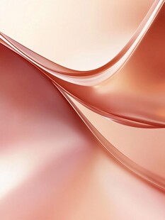 玫瑰金质感流动曲线背景