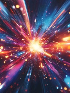 炫彩宇宙能量爆发特效