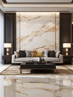 现代奢华大理石客厅空间