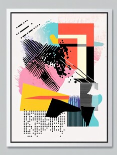 抽象几何艺术装饰画