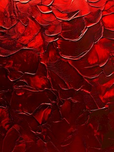红色立体纹理油画背景