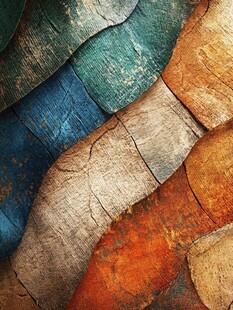 多彩木纹纹理图案