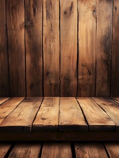 木质背景的古朴木板台面