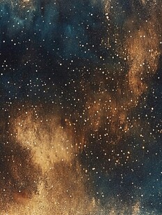 梦幻星空抽象艺术背景图