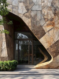 石砌建筑独特入口景观