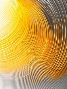 黄色动感线条抽象背景图