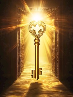 金色钥匙开启神秘之门