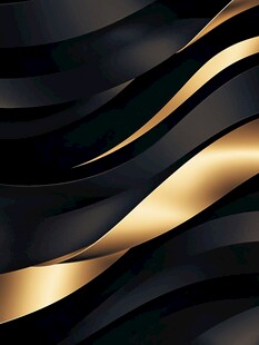 黑金波浪纹理背景图案