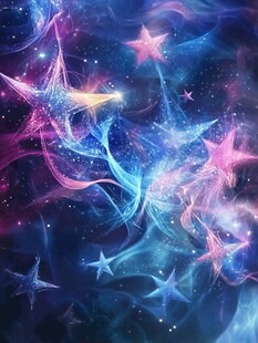 梦幻星空绚烂星际图景