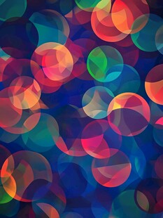 梦幻多彩光斑背景图