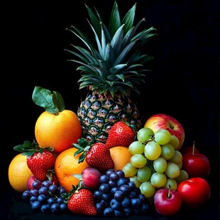 缤纷水果组合 色彩盛宴