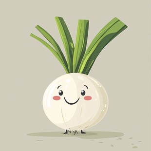 可爱洋葱卡通形象