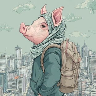 背包小猪的城市漫步