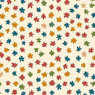 多彩枫叶图案背景纹理